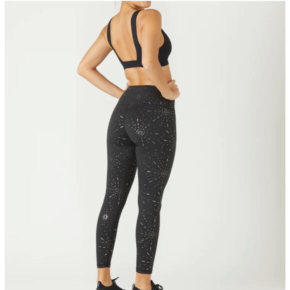 Glyder Pants - GLYDER | Black Firework Leggings | XXS